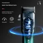 MARSKE Professional Hair Clipper Stainless Steel Blade Sharp Cutting High Power Low Noise LED Digital Display Rechargeable Adjustable