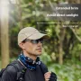 Outdoor Sport Long Brim Foldable Baseball Cap Unisex Waterproof Breathable Quick Drying Sun Protection Peaked Cap