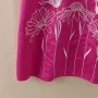 ZANZEA Womens Elegant Floral Embroidery Satin Dress Party Puff Sleeve Ruffles Knee Length Dresses