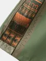 ChArmkpR - Pantalones cortos para hombre con estampado étnico de patchwork, holgados, con cordón en la cintura
