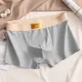 4 calzoncillos bóxer para hombre, transpirables, cómodos, de algodón, de pierna corta, tallas grandes, tallas L-4XL.