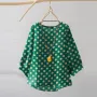 ZANZEA Women Summer Casual 3/4 Sleeve Blouses O Neck Polka Dot Loose Ladylike Shirt Top