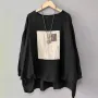 ZANZEA Women Street Fashion Long Sleeve Blouse Printed Long Shirts Patchwork Retro Loose Tops