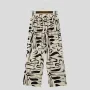 INCERUN Men Print Pants Casual Fashion Straight Legged Trousers for Men Large Size S-5XL