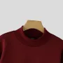INCERUN - Sudadera con capucha de manga larga para hombre, diseño de patchwork de dos piezas, cuello redondo y cómoda