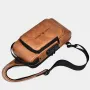 WEIXIER Man Bag Single Shoulder Bag Waterproof Anti-scratching Shoulder Bag Multi-function Sports Slanting Chest Backpack USB Charging Port Anti-theft Chest Bag