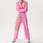 INCERUN Men Two-piece Suits Fashion Floral Print Long Sleeve Blazer & Pants Summer Cool Breathable Party Male Clothing