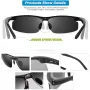 Classic Men Polarized Sunglasses Lightweight UV400 Protection Anti-Glare Sun Eyewear Glasses for Outdoor Climbing Fishing Travel