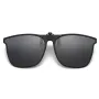 Polarized Clip-On HD Sunglasses Men Women UV400 Protection Car Driver Myopia Clip-On Sun Glasses for Outdoor Travel Fishing