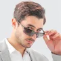 Classic Men Polarized Sunglasses Lightweight UV400 Protection Anti-Glare Sun Eyewear Glasses for Outdoor Climbing Fishing Travel