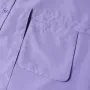 ZANZEA Womens Office Casual Solid Color Long Sleeve Shirts with Pockets Elegant Lapel Button Up Midi Blouse