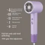 Máy sấy tóc công suất 2000W, điều chỉnh nhiệt độ 5 mức, công tắc kép với vòi phun xoay, máy sấy tóc gia đình 220~240V
