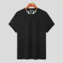 Camiseta INCERUN para hombre, moda informal, con espalda hueca, lisa, combina con todo, de manga corta, tallas S-5XL