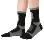 5 Pairs Men's Split Toe Long Socks Thick Compression Mesh Outdoor Fitness Running Cycling Basketball Travel 5 Finger Sports Socks Comfortable