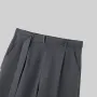 INCERUN Men Two Pieces Set Fashion-forward Males' Korean Style Short Sleeve Shirt + Pants Solid Color Clothing Casual Set