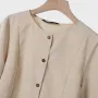 ZANZEA Women Vintage Crew Neck Long Sleeve Tops Elastic Waist Wide-Legged Pants Sets