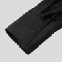 INCERUN Men Shoulder Fly Design Solid Color Casual Shirt Fashion Long Sleeve Lapel Shirt Top Comfortable Loose Fit Top for Men Large Size S-5XL