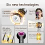 VTT D5 1200W Professional Hair Dryer Fast Drying 400 Million Negative Ion Salon Hairstyle 110000RPM High Speed Hair Dryer