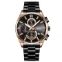 CURREN Men Multifunction Waterproof Luminous Hands Quartz Watch Chronograph Date Stainless Steel Business Casual Wristwatch