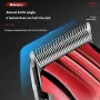 MARSKE 2 In 1 Electric Hair Clipper Set for Men Cordless Rechargeable Trimmer Kit with LCD Display 6500 RPM