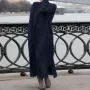 ZANZEA Women Long Sleeved Long Dress with Side Pockets Lace Patchwork Casual Long Maxi Dress for Spring Fall