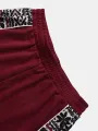 ChArmkpR Mens Two-piece Suits Ethnic Geometric Piped Stitching Crew Neck Two Pieces Outfits
