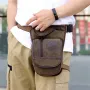 Men's Sports Adjustable Tactical Military Waist Bag Leg Bag Multi-Pocket Lightweight Waterproof Crossbody Bags for Outdoor Hiking Cycling Motorcycle Travel