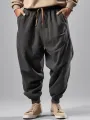 ChArmkpR Mens Loose Drawstring Waist Sweatpants With Pocket Solid Casual Pants