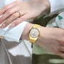 CURREN Women's Simple Rhinestones Quartz Watches Fashion Luminous waterproof Stainless steel Ladies Wristwatches
