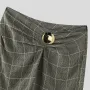 INCERUN Mens Twist Design Casual Long Pant Fashion Retro Striped Loose Fit Straight Trousers for Men
