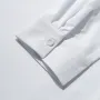 INCERUN Erkek Büyük Yaka Patchwork Uzun Kollu Nefes Alabilir Günlük Gömlekler