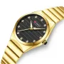 CURREN Women's Simple Rhinestones Quartz Watches Fashion Luminous waterproof Stainless steel Ladies Wristwatches