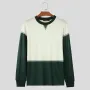 INCERUN Mens Color Block Long-Sleeve Pullover Hoodie Casual Comfortable Crew Neck Top for Male S-5XL