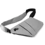 Sports Anti-Theft Thin Chest Bag Lightweight Close-fitting Travel Sling Bag Waterproof Zipper Layered Storage Crossbody Bag