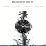 AIYISHI Men Business Watch Waterproof Automatic Quartz Watches Luminous Double Date Wristwatch
