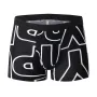 4 calzoncillos bóxer para hombre, ropa interior estampada a la moda, cómodos, transpirables, informales, cortos.