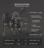 NAVIFORCE Fashion Men Sports Watches Genuine Leather Strap Quartz Watch Waterproof Date Luminous Wristwatch