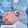 AIYISHI Men Business Watch Waterproof Automatic Quartz Watches Luminous Double Date Wristwatch