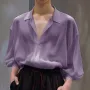 INCERUN Men Shirts Fashion-forward Males See through Long Sleeve Shirts Trendy Japanese and Korean Daily Lapel Top Male Clothing