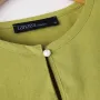 ZANZEA Women Button Summer O-Neck 3/4 Sleeve Solid Blouses Casual Cotton Linen Shirts for Women Loose Fit
