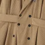 INCERUN Men Jumpsuits Corduroy double-breasted Suit Collar Long-sleeved Casual One-piece Suit for Men with Side Pockets