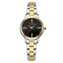 CURREN Luxury Brand Elegant Simple Rhinestone Quartz Watch Waterproof Stainless Steel Strap Gold Wristwatch