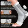 1 Pair Neuropathy Compression Socks for Pain Relief Plantar Fasciitis Ankle Brace for Women and Men,Full Open Toe Compression Sockliner Outdoor Sports Fitness Sweat Absorbent Breathable