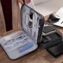 Three Layer Large Capacity Storage Bag Digital Organizer Multifunctional Earphone Charger Data Cable Digital Product Business Trip Portable Handbag