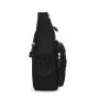 Men's Large Capacity Business Casual Crossbody Bag Multiple Pockets Soft Lightweight Nylon Fabric Adjustable Strap Messenger Bag