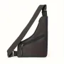 Fashion Anti-Theft Men's Chest Bag Casual Outdoor Sports Waterproof Cycling Triangle Sling Bag with Multiple Compartments