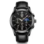 POEDAGAR Men Watches Waterproof Luminous Calendar Quartz Watch Stainless Steel Leather Watch Fashion Luxury Business Wristwatch