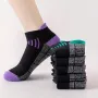 6 Pairs Men's Ankle Socks, Anti Odor & Sweat Absorption Breathable Cotton Low Cut Socks Mens Sport Socks for Outdoor Running Cycling Hiking Wearing All Seasons Wearing