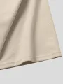 INCERUN Men's Loose Comfort Solid Color V-Neck Short Sleeve T-Shirt