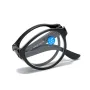 Portable Folding Reading Glasses Fashion Far-sighted Eyewear with Plastic Case Anti Blue Ultralight Diopter Eyeglasses 1.5 To +3.5